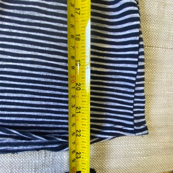 Jones New York Cotton Blend Boatneck Sleeveless Nautical Coastal Knit Top-Sz-L - Picture 16 of 16